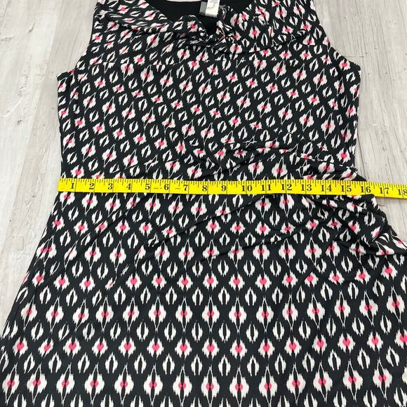 Athleta Inverse Reversible Drape Neck Sleeveless Black Pink - Picture 11 of 12